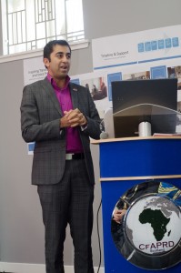 Picture shows Humza Yousaf, Minister for Europe and International Development addressing the AFS employment Indaba