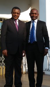 Picture shows Beltus Etchu CEO of AFS and Boma Donatus, DGM of IPA.